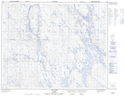 023B04 - LAC NORE - Topographic Map