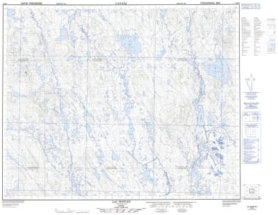 023B05 - LAC PEPPLER - Topographic Map
