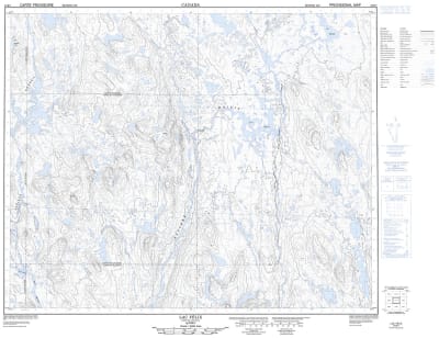 023B07 - LAC FELIX - Topographic Map