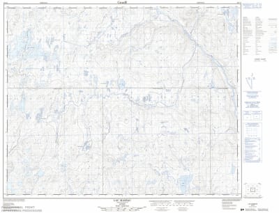 023C04 - LAC MARSAC - Topographic Map