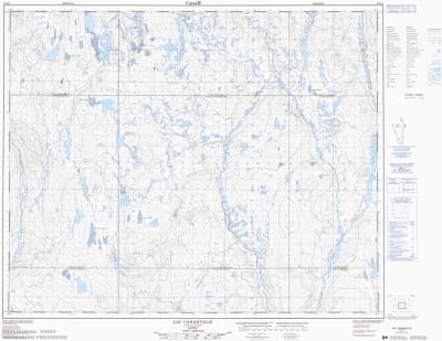 023C07 - LAC CANANVILLE - Topographic Map