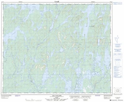 023C14 - LAC VALLARD - Topographic Map