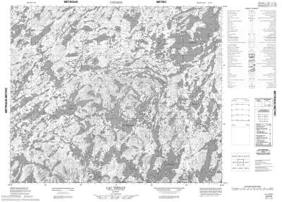 023F06 - LAC TERNAY - Topographic Map
