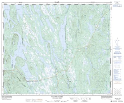 023G01 - WIGHTMAN LAKE - Topographic Map