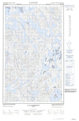 023G05E - LAC KERBODOT - Topographic Map