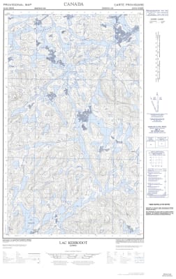 023G05W - LAC KERBODOT - Topographic Map