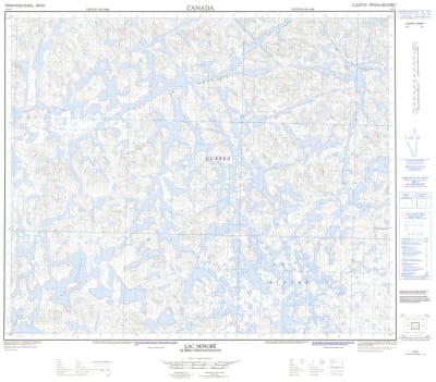 023G06 - LAC MINGRE - Topographic Map