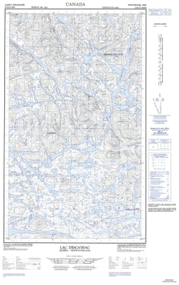023G13E - LAC DESCAYRAC - Topographic Map