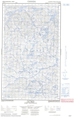 023G14E - LAC PRAT - Topographic Map