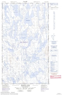 023I13E - MARION LAKE - Topographic Map