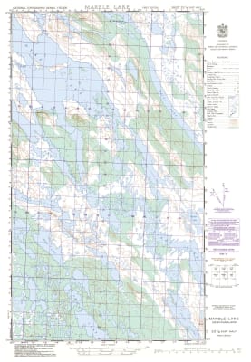 023J08E - MARBLE LAKE - Topographic Map