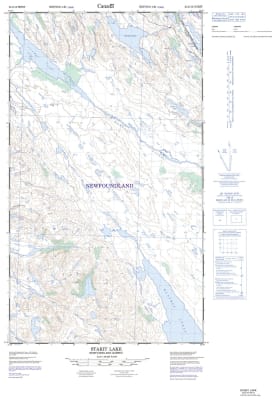 023J10W - STAKIT LAKE - Topographic Map