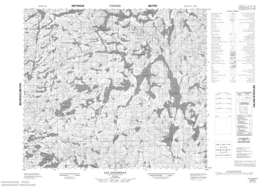 023M01 - LAC CHASTENAY - Topographic Map