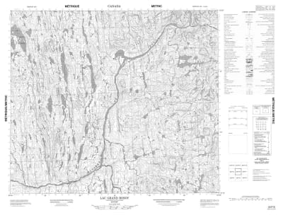 023P06 - LAC GRAND ROSOY - Topographic Map