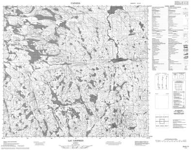 024A11 - LAC LEOFRED - Topographic Map