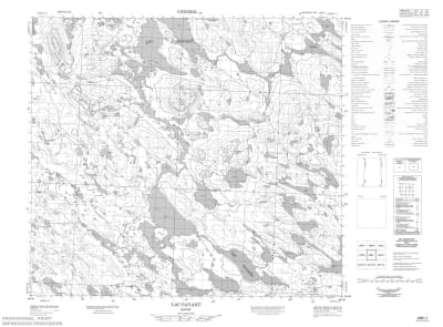 024B01 - LAC PAYANT - Topographic Map