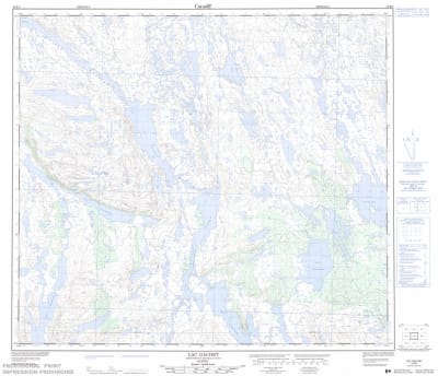 024B03 - LAC GACHET - Topographic Map