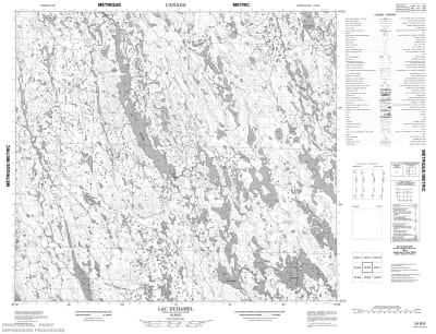024B06 - LAC DUHAMEL - Topographic Map
