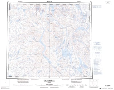 024C - LAC CAMBRIEN - Topographic Map