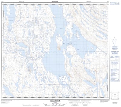 024C01 - LAC OTELNUC - Topographic Map