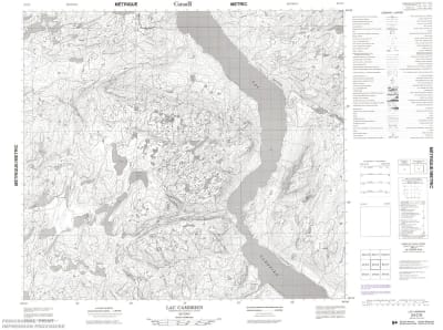 024C06 - LAC CAMBRIEN - Topographic Map