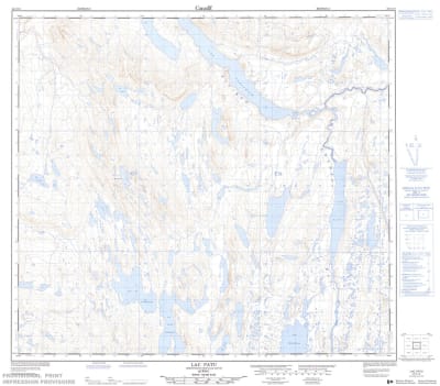 024C10 - LAC PATU - Topographic Map