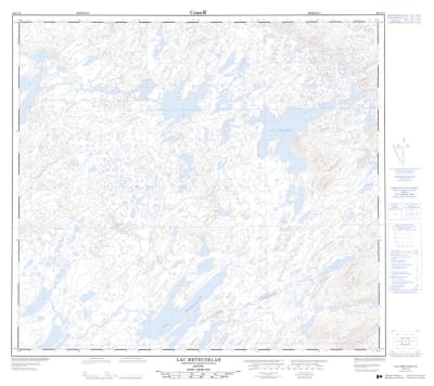 024C13 - LAC METHUSELAH - Topographic Map