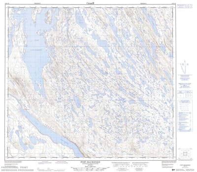 024C15 - FORT MACKENZIE - Topographic Map