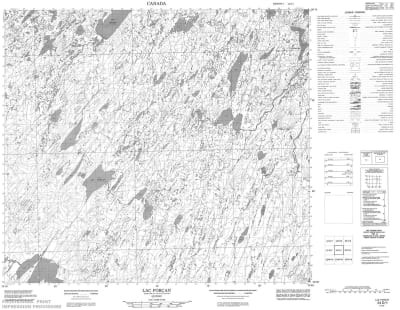 024D01 - LAC FORAN - Topographic Map