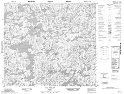 024D05 - LAC DEGRAIS - Topographic Map