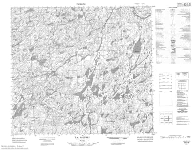 024D06 - LAC SPENARD - Topographic Map