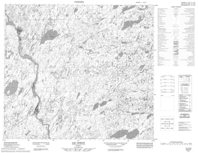 024D07 - LAC DORAN - Topographic Map