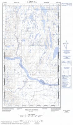 024E09E - COLLINE GOSSEN - Topographic Map