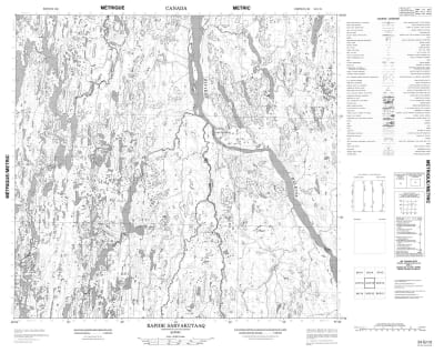 024G13 - RAPIDE SARVAKUTAAQ - Topographic Map