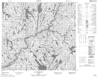 024H01 - LAC AMARAULT - Topographic Map