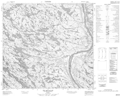 024H13 - ILE QIJUALUIT - Topographic Map