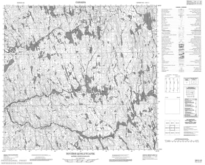 024H16 - RIVIERE QURLUTUAPIK - Topographic Map