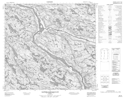 024I04 - RAPIDES SARVAKALLAK - Topographic Map