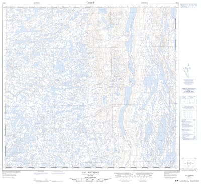024L01 - LAC JOURDAN - Topographic Map