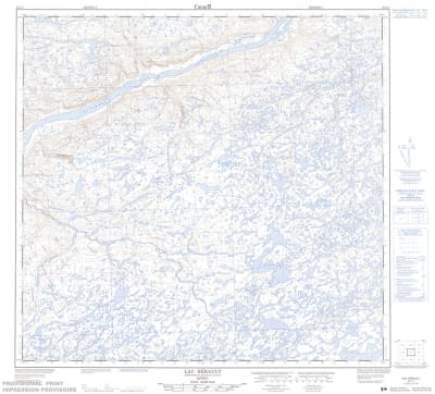 024L07 - LAC HERAULT - Topographic Map