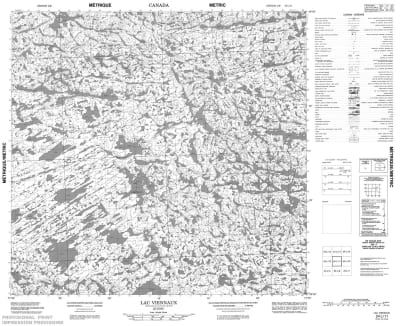 024L11 - LAC VIENNAUX - Topographic Map