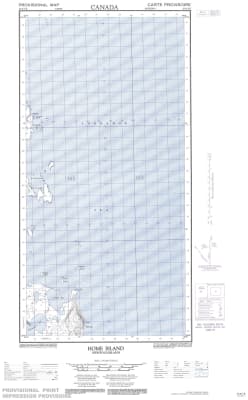 025A01E - HOME ISLAND - Topographic Map