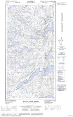 025A02E - IKKUDLIAYUK FIORD - Topographic Map