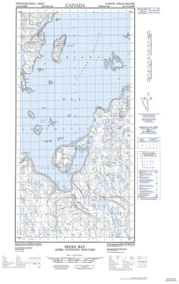 025C13W - DIANA BAY - Topographic Map
