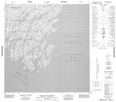 025H07 - RESOLUTION HARBOUR - Topographic Map