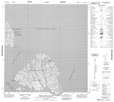 025H13 - LOWER SAVAGE ISLANDS - Topographic Map