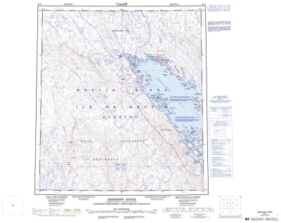 025N - ARMSHOW RIVER - Topographic Map