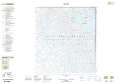 025N01 - EGGLESTON BAY - Topographic Map