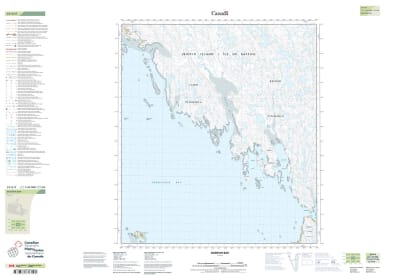 025N09 - BURTON BAY - Topographic Map
