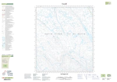 025N13 - QASITUJUAK LAKE - Topographic Map